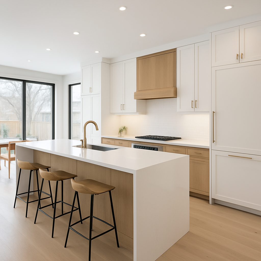 Modern open-concept kitchen renovation in a Toronto home